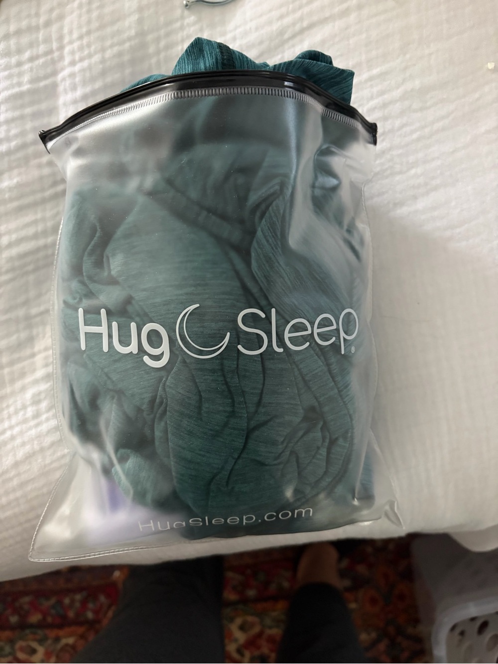 Hug Sleep Teal Jersey Sheet Set - Soft Stretch Knit Bedding